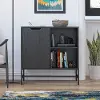 Modine Black Oak Bookcase