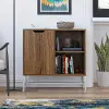 Modine Walnut Bookcase