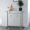 Camila White Bar Cabinet