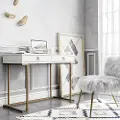Camila White Writing Desk