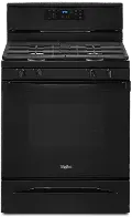 WFG515S0MB Whirlpool 5 cu ft Gas Range - Black