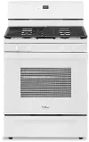 WFG515S0MW Whirlpool 5 cu ft Gas Range - White