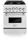 RG24 ZLINE 2.8 cu ft Gas Range - 24 W Stainless Steel