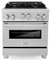 RGS-SN-30 ZLINE 4 cu ft Gas Range - DuraSnow Stainless Steel