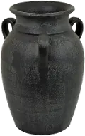 10.5 Blue Urn With 3 Handles