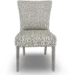 Parsons Jazla Charcoal Print Upholstered Dining Room Chair