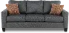 Paisely Slate Gray Sofa