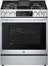 LSDS6338F LG Studio 6.3 cu ft Dual Fuel Range - Stainless Steel