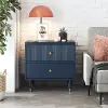 Elizabeth Navy Blue Nightstand