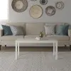 Parsons White Coffee Table