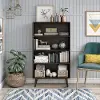 Brittany Brown 4-Shelf Bookcase