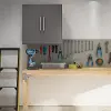 Camberly Graphite Gray 24 Wall Cabinet