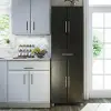 Camberly Black Oak 4 Door Storage Cabinet