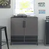 Shelby Graphite Garage Base 2-Door Cabinet