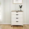 Versa White 4-Drawer Storage Cart