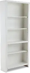 Urban Loft 72 White Bookcase