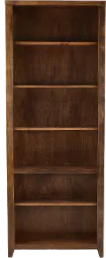 Urban Loft 84 Bourbon Brown Bookcase