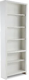 Urban Loft 84 White Bookcase