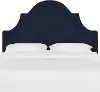 180TVLVINK Jolie Velvet Ink Twin Headboard - Skyline Furniture