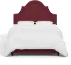 180BEDVLVBR Jolie Velvet Berry Twin Bed - Skyline Furniture
