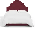 180BEDVLVBR Jolie Velvet Berry Twin Bed - Skyline Furniture