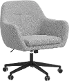 35-9ZMPMC Olivia Pumice Gray Office Chair - Skyline Furniture