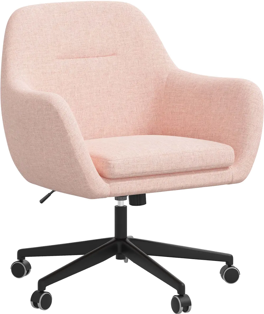 35-9ZMRSQ Olivia Rosequartz Pink Office Chair - Skyline Furniture-1