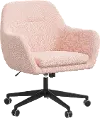 35-9ZMRSQ Olivia Rosequartz Pink Office Chair - Skyline Furniture