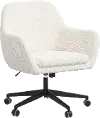 35-9ZMWHT Olivia White Office Chair - Skyline Furniture