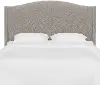 420TMLNELP Blake Elephant Gray Twin Wingback Headboard - Skyline Furniture