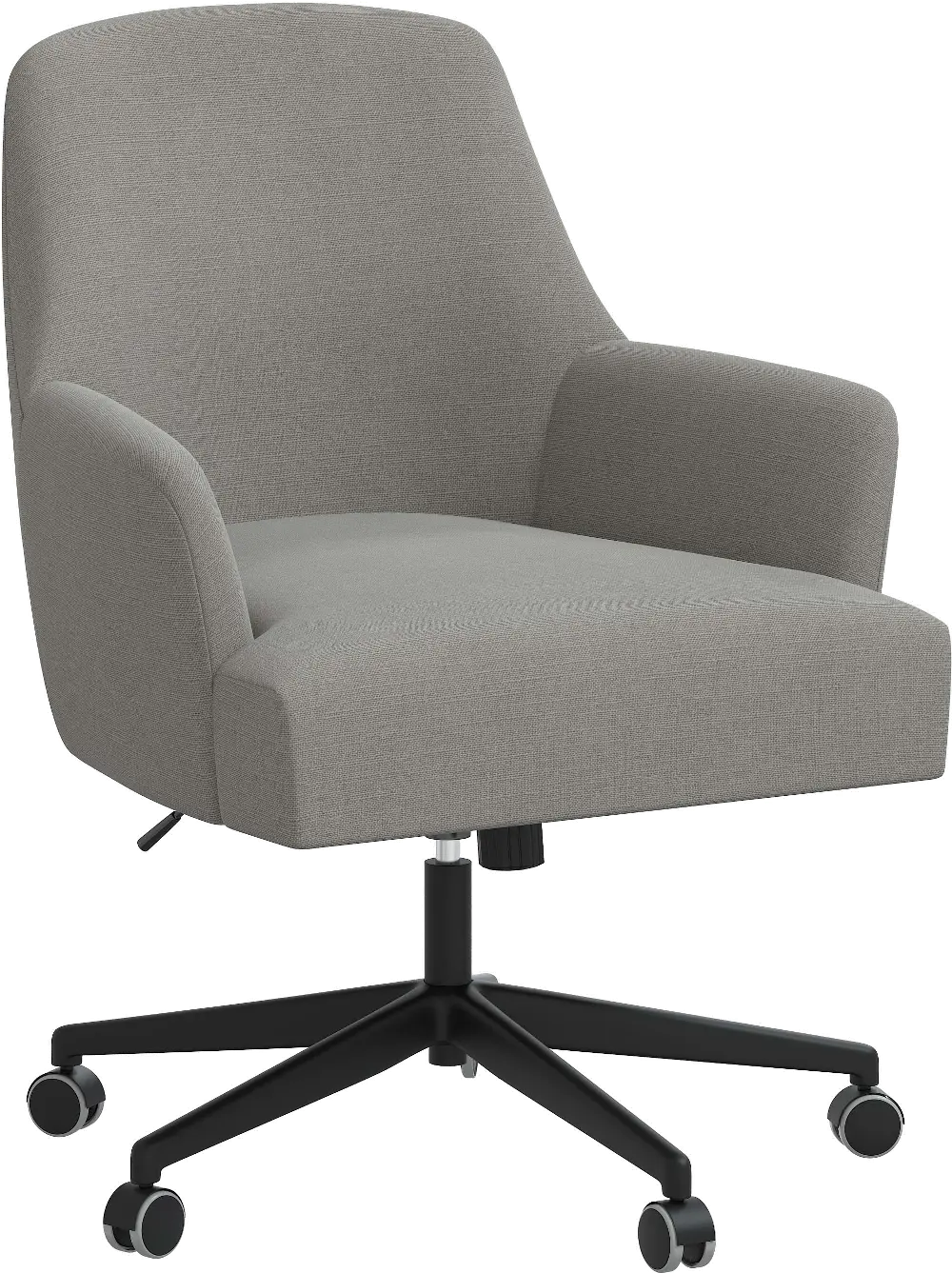 78-9LNNGR Hudson Linen Gray Office Chair - Skyline Furniture-1