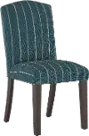 64-6FRTIND Nora Indigo Stripe Dining Chair