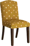 64-6TMROCHOGA Nora Yellow Ochre Dining Chair - Skyline Furniture