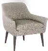 9005ZMFTH Charlotte Feather Gray Accent Chair - Skyline Furniture
