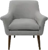 9005LNNGR Charlotte Linen Gray Accent Chair - Skyline Furniture
