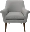 9005LNNGR Charlotte Linen Gray Accent Chair - Skyline Furniture