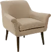 9005LNNSND Charlotte Linen Sandstone Accent Chair - Skyline Furniture