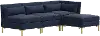 CSE12SETBYBVLVINK Jackson Velvet Ink 4 Piece Sectional - Skyline Furniture