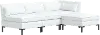 CSE12SETBYBKVLVWHT Jackson Velvet White 4 Piece Sectional - Skyline Furniture