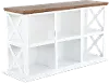 Qatar 54 White TV Stand