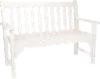 Atlantic Ivory Patio Bench