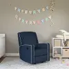 Billie Navy Blue Nursery Rocker Recliner