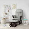 Huntington Gray Nursery Glider Rocker and Ottoman