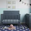 Miles Graphite Blue 5-in-1 Convertible Crib
