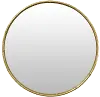 Round Metal Bamboo Wall Mirror