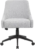 Boyle Gray Swiveling Guest Chair
