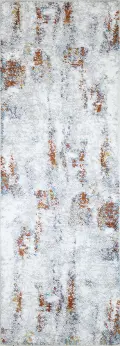 A164-MULTI-2.6X8-AND101 Finnian Multi-Colored 8 Foot Runner Rug