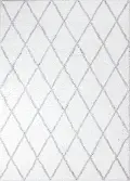 A164-WHGY-76X96-AND104 Faris White and Gray 8 x 10 Area Rug