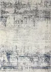 C191-BLBE-2.6X8-CM111 Livia Blue and Gray Bohemian 8 Foot Runner Rug