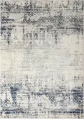 C191-BLBE-2.6X8-CM111 Livia Blue and Gray Bohemian 8 Foot Runner Rug